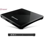 Slim Portable DVD Writer Lecteur / Graveur Portable DVD Externe USB 2.0 - Noir