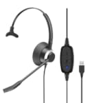 Micro-Casque Monaural UC Connexion USB-A avec Fonctions Cordon USB A-RX