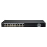Commutateur Intelligent Gigabit 24 Ports 10/100/1000 Mbps RJ45 Boîtier en Acier Montable en Rack 19" Géré