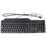 Clavier noir professionnel Français (AZERTY), filaire, multimédia et USB