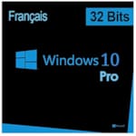 Windows 10 Pro 32 bits (français) OEM DVD