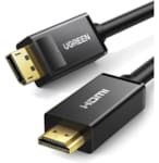Câble Displayport Male vers HDMI Male - 2 mètres