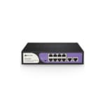 Switch PoE non administrable 8 ports 100 Mbits/s + 2 ports RJ45 100 Mbits/s