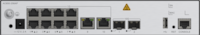 Contrôleur d'accès sans Fil AC650-256AP Mainframe (10 ports GE, 2 ports SFP+ 10 GE, avec adaptateur CA/CC)