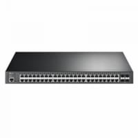Tplink JetStream™ 52-Port Gigabit L2+ Managed Switch with 48-Port PoE+PORT: 48× Gigabit PoE+ Ports, 4× Gigabit SFP Slots, RJ45/Micro-USB Console PortSPEC: 802.3at/af, 384 W PoE Power, 1U 19-inch Rack-mountable Steel CaseFEATURE: Integration with Oma