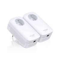 Pack de 2 adaptateurs CPL 1300 Mbps 1 port Gigabit LAN avec prise intégrée