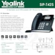 Téléphone IP professionnel gigabit 12 comptes SIP SIP-T42S