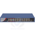 Switch 24 Ports 10/100 POE 1 Port RJ45 Gigabit et 1 Port Fibre Optique Gigabit DS-3E0326P-E-M-B