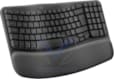 LOGITECH CLAVIER Wave keys Bluetooth Wireless ergonomic keyboard-GRAPHITE-FRA-2.4GHZ/BT 12 Mois 920-012286