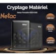Portable 1TB HDD K390 USB 3.0 Cryptage matériel AES256 NT05K390K-001T-30BK