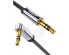 Câble Audio Jack plat Coudé 3.5mm 2M 10599