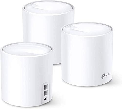 AX5400 Whole Home Mesh Wi-Fi 6 SystemSPEED: 4,804 Mbps on 5 GHz and 574 Mbps on 2.4 GHz.SPEC: 4× Internal Antennas, 2× Gigabit Ports (WAN/LAN auto-sensing), Qualcomm 1 GHz Quad-core CPU, 4 Streams for 5 GHzFEATURE: Deco App, Router/AP Mode, IPv6, IP DECOX