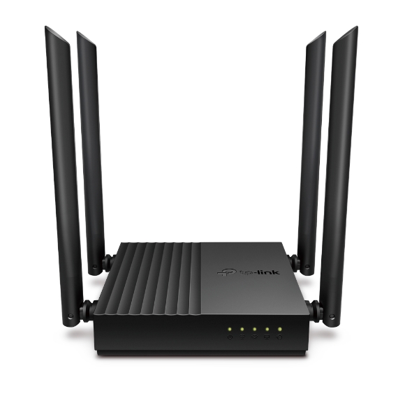 AC1200 Dual-Band Wi-Fi RouterSPEED: 400 Mbps at 2.4 GHz + 867 Mbps at 5 GHzSPEC: 4× Antennas, 1× Gigabit WAN Port + 4× Gigabit LAN PortsFEATURE: Tether App, WPA3, Access Point Mode, IPv6 Supported, IPTV, Beamforming, Smart Connect, Airtime Fairness, ARCHE
