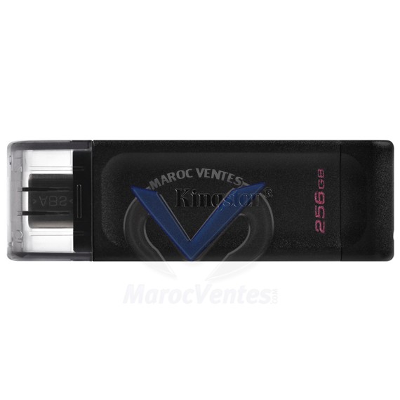 Technology 70 Clé USB 256 Go USB Type-C 3.2 Gen 1 (3.1 Gen 1) Noir DT70/256 Go