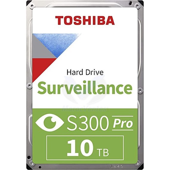 Toshiba S300 Surveillance 3.5" 10000 GB Série ATA III HDWT31AUZSVA