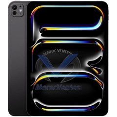 iPad Pro 13 pouces Wi-Fi + Cellulaire 256 Go avec Vitre Standard SPACE BLACK