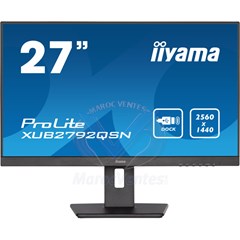 PROLITE Moniteur WQHD IPS 27'' avec USB-C Dock et RJ45 (LAN) XUB2792QSN-B5