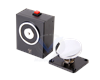 VENTOUSE MAGN.MURALE RONDE INCENDIE 12V/24V+BOUT.URGENCE YD604