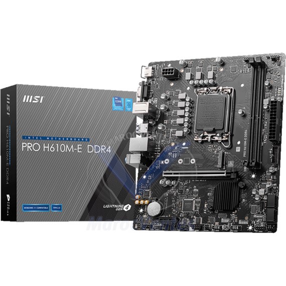 MSI CARTE MERE PRO H610M-E DDR4 911-7D48-062