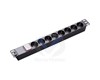 MULTIPRISE 8 PORTS PDU 1.5U/19"/2MT/16A/1.5MM2 GI-CUFOC-8 ALUM.SILVER GI-CUFOC-8