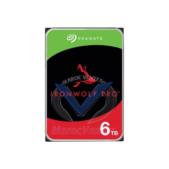 Seagate IronWolf Pro ST6000NT001 disque dur 3.5" 6 To ST6000NT001