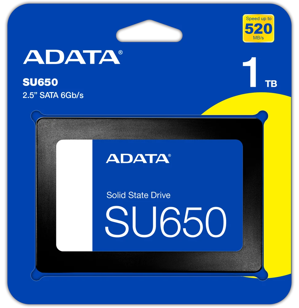 Adata disque dur SSD SATA 2,5 Interne 1To ASU650SS-1TT-R