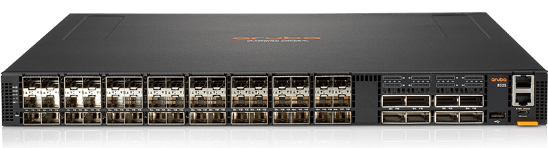 Aruba 8325-48Y8C 48p 25G SFP/+/28 8p 100G QSFP+/28 Back-to-Front 6 Fans and 2 PSU Bundle JL625A