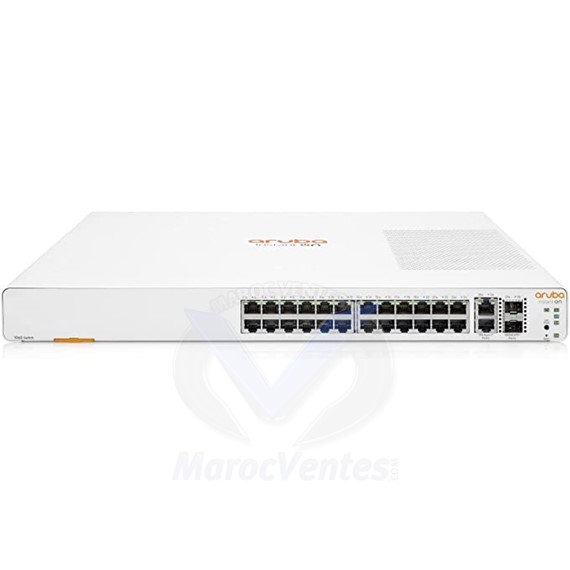 Aruba1960 24G 2XGT 2SFP+ [24 ports 10/100/1000/10GBASE-T + 4 ports SFP+,L3, Smart Managed] JL806A
