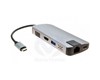 Mini dock USB Type C vers VGA / HDMI / USB / Ethernet / Power Delivery 60W DEXLAN 310754