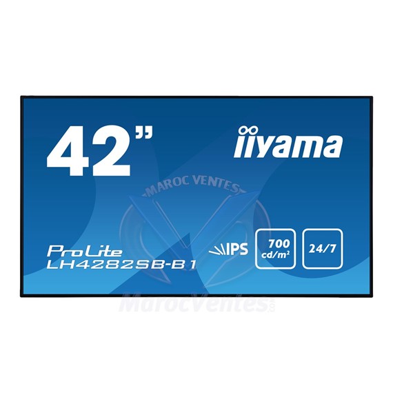 Ecran LED 42" 1920 x 1080 (1080p) Full HD 24/7 LH4282SB-B1