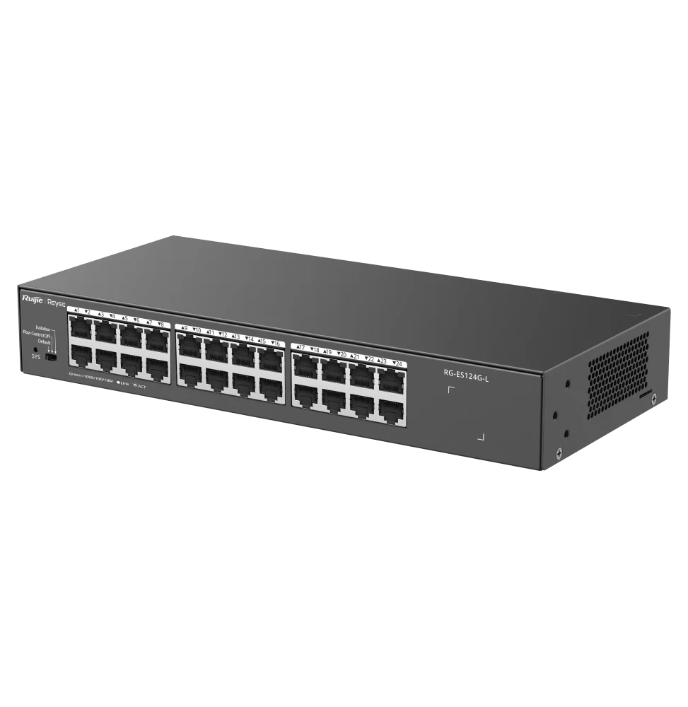 Reyee Switch 24 Ports RJ45 Gigabit RG-ES124G-L