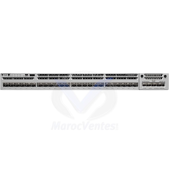 Commutateur Catalyst 3850 24 Port GE SFP IP Base Géré Montable sur Rack WS-C3850-24S-S